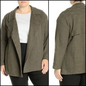NEW! DR2 Drape Knit Open Jacket / Cardigan 2X.